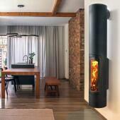Пристенный дровяной камин Slimfocus в Казани