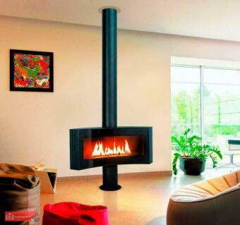 Центральный газовый камин Curvifocus в Казани