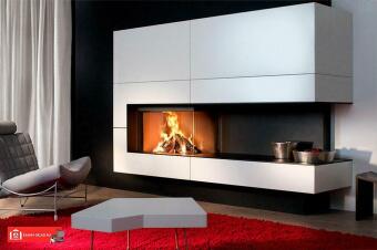 Каминная топка Kalfire W90/47C (R)  в Казани