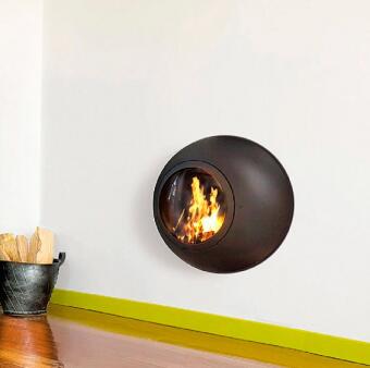 Пристенный дровяной камин Emifocus Porthole со стеклом в Казани