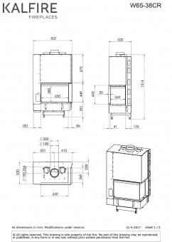 Чертеж для Kalfire W65/38C (R)