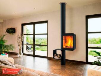 Пристенный дровяной камин Grappus в Казани