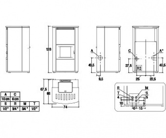 Чертеж для P189 THERMO