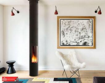 Дровяной камин Slimfocus на основании в Казани