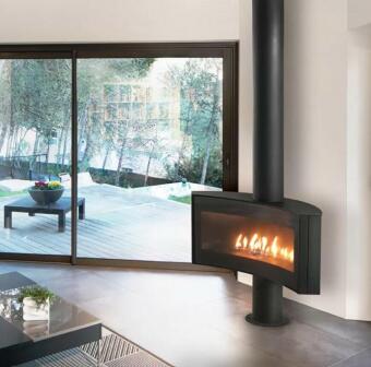 Центральный газовый камин Curvifocus в Казани