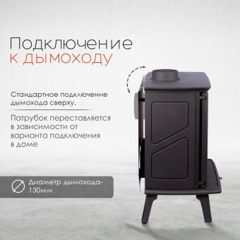 Чугунная печь Canada Black в Казани