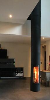 Подвесной дровяной камин Slimfocus  в Казани