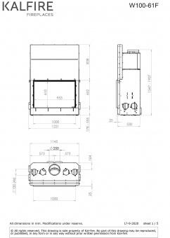 Чертеж для Kalfire W100/61F