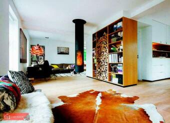 Подвесной дровяной камин Slimfocus  в Казани