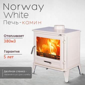 Чугунная печь Norway White в Казани