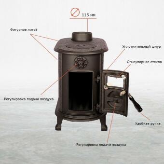 Чугунная печь Alaska в Казани