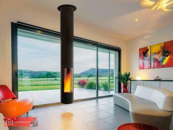 Поворотный дровяной камин Slimfocus в Казани