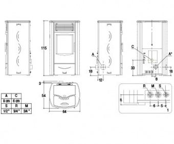 Чертеж для P163 THERMO