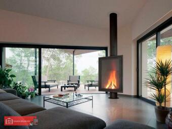 Фиксированный дровяной камин Eurofocus 951  в Казани