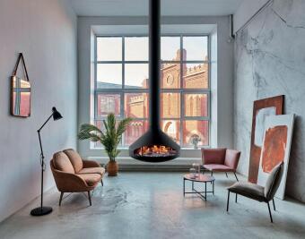 Подвесной газовый камин Ergofocus в Казани