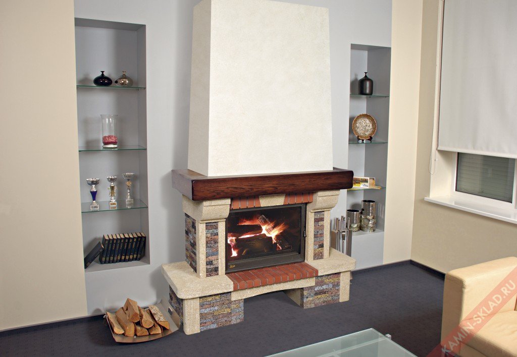 камин из гранита